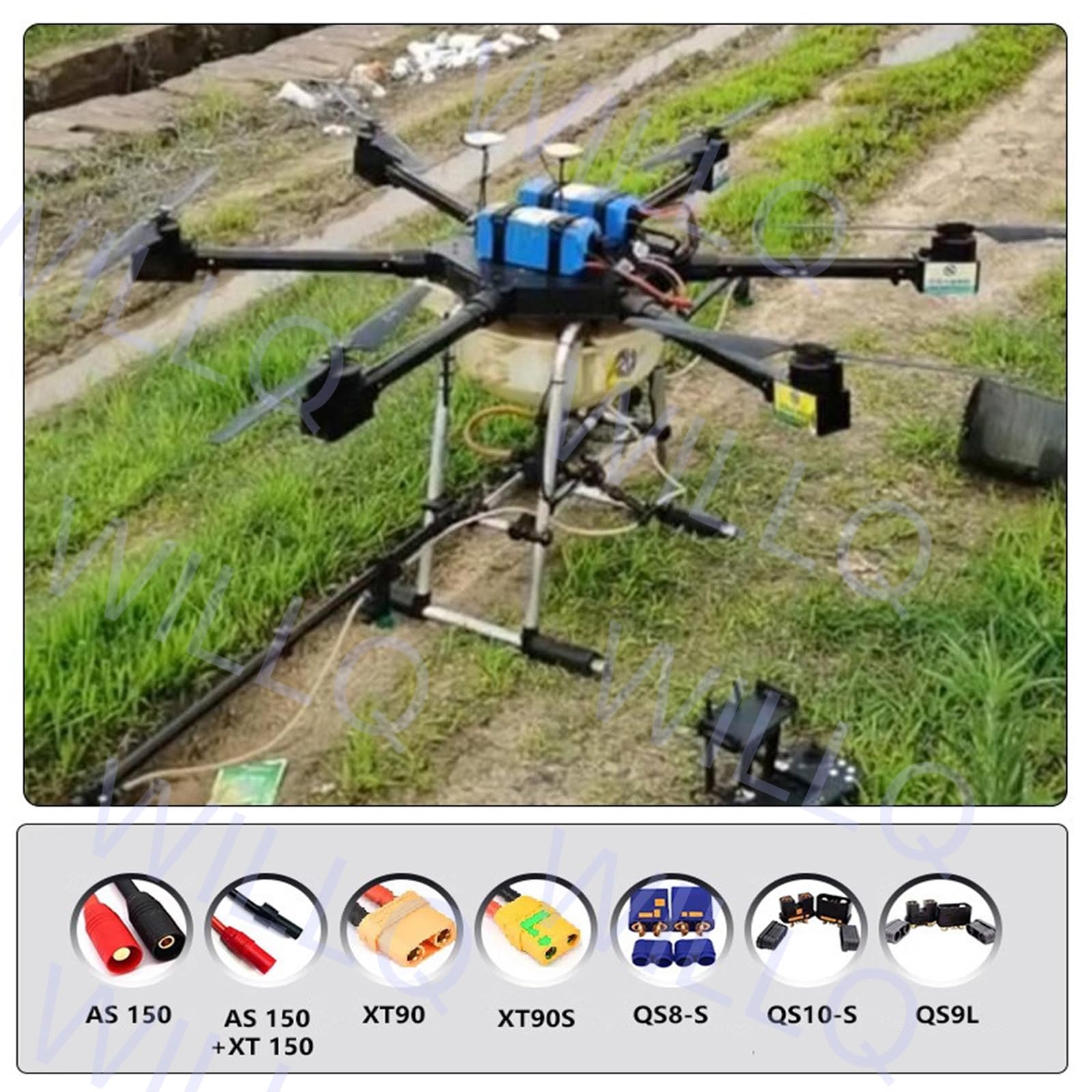 Batteria LiPo 6S 22,8V 20000mAh/24000mAh 20C di Ricambio per droni agricoli con connettore XT90, per Modelli di droni RC e per hobbisti.