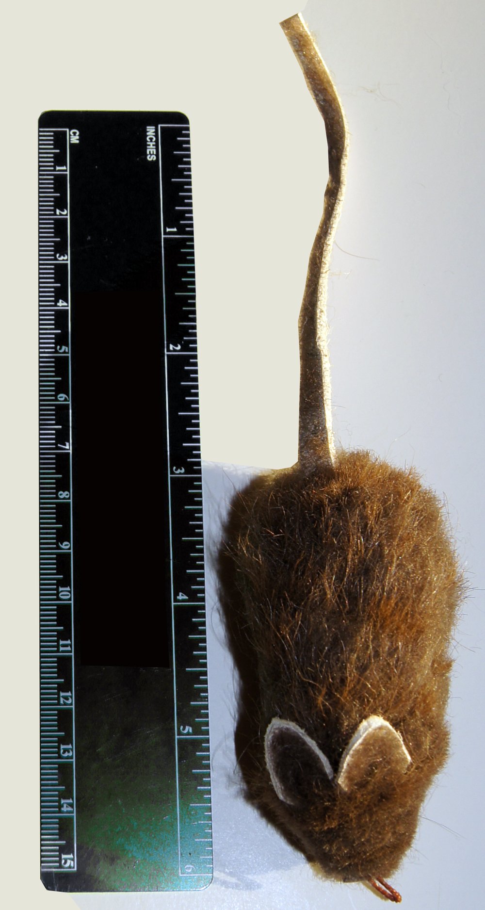 Big Buffalo Hair Mouse Refill/Attachment Cat Toy - Fits Wildcat and Popular Bird and Mouse Type Wands/Poles