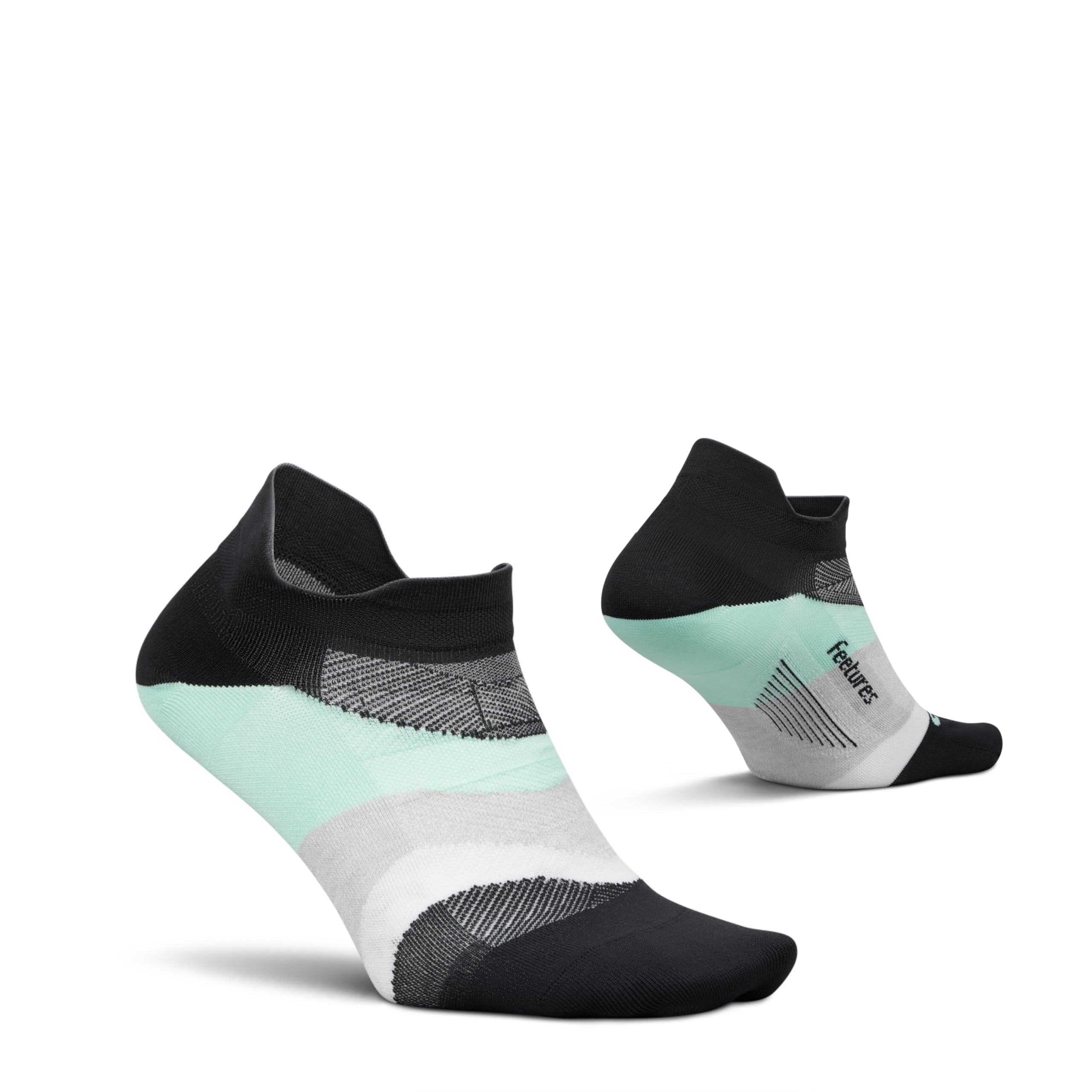 Feetures Elite Ultra Light No Show Tab Ankle Socks - Sport Sock with Targeted Compression