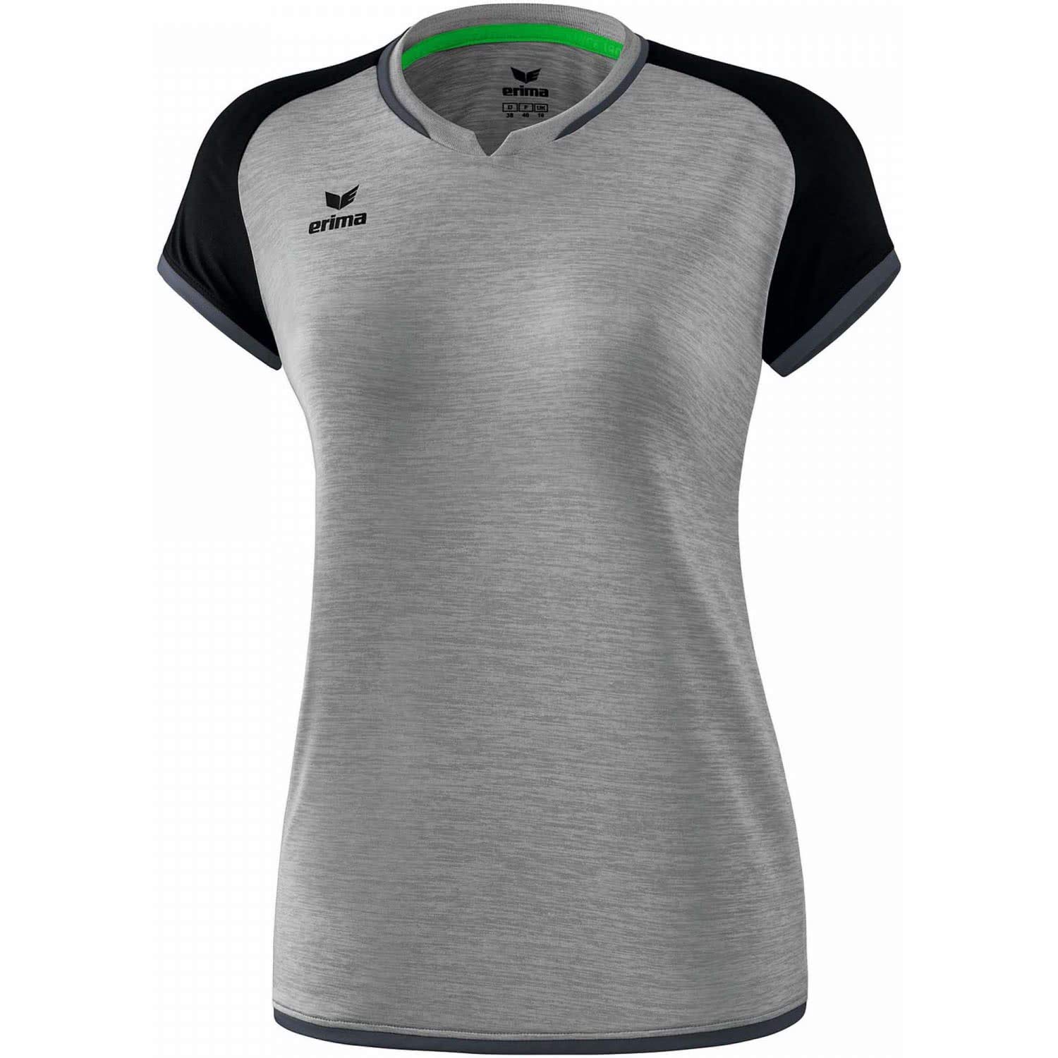 Erima Women Zenari 3.0 Tank Top - Grey Marl/Black/Dark Grey, 38