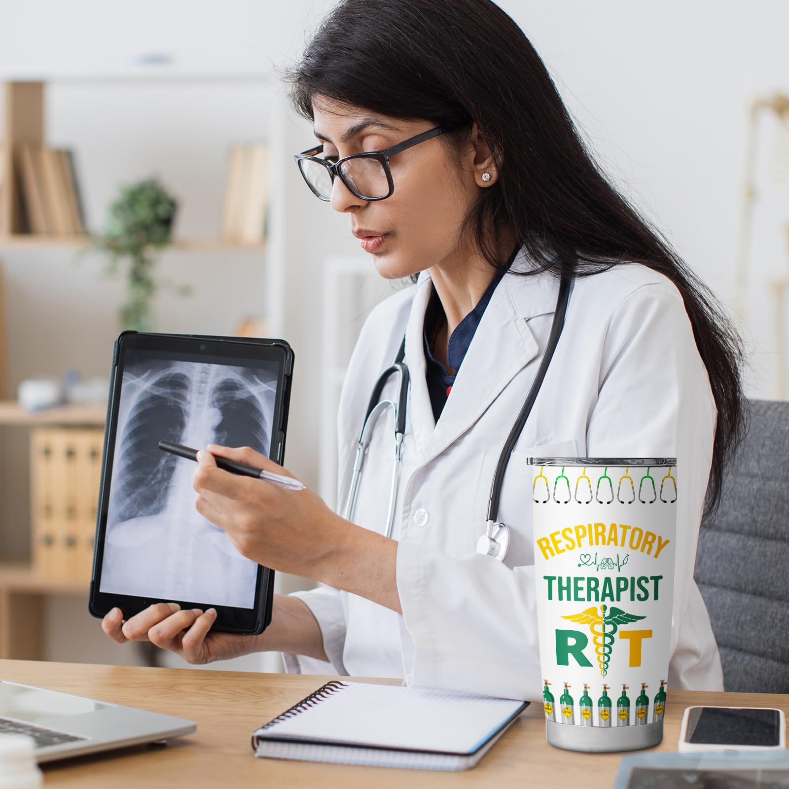 Respiratory Therapist Gifts Tumbler,RT Week Gifts,Gift for Rt On Respiratory Care Week,Travel Coffee Tumbler Mug 20oz