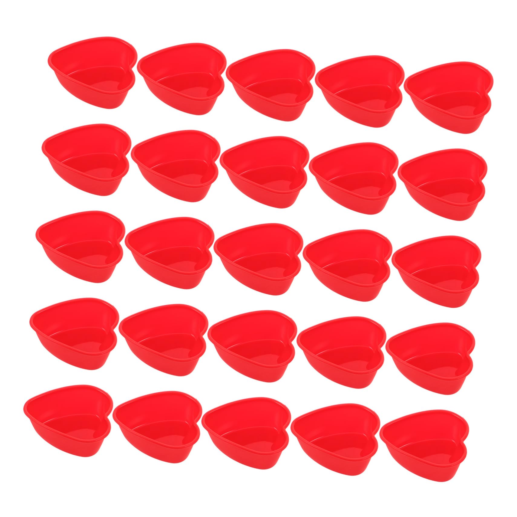 50 Pezzi Stampi in Silicone Forma Antiaderenti per Dolci Cupcake Gelatine e Cioccolatini Riutilizzabili per Cottura e Congelamento per Feste e