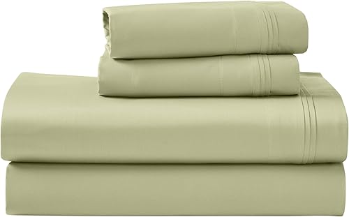 Miniatura 29 de Superior Juego de sábanas de algodón egipcio de 4 piezas, 1000 hilos, diseño moderno, sábanas sostenibles, básicos de lujo, sólidas, sábana bajera A