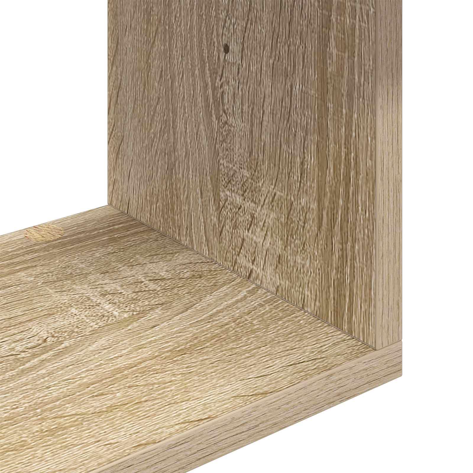 vidaXL Estante de Pared Roble Sonoma 130 x 10 x 50 cm