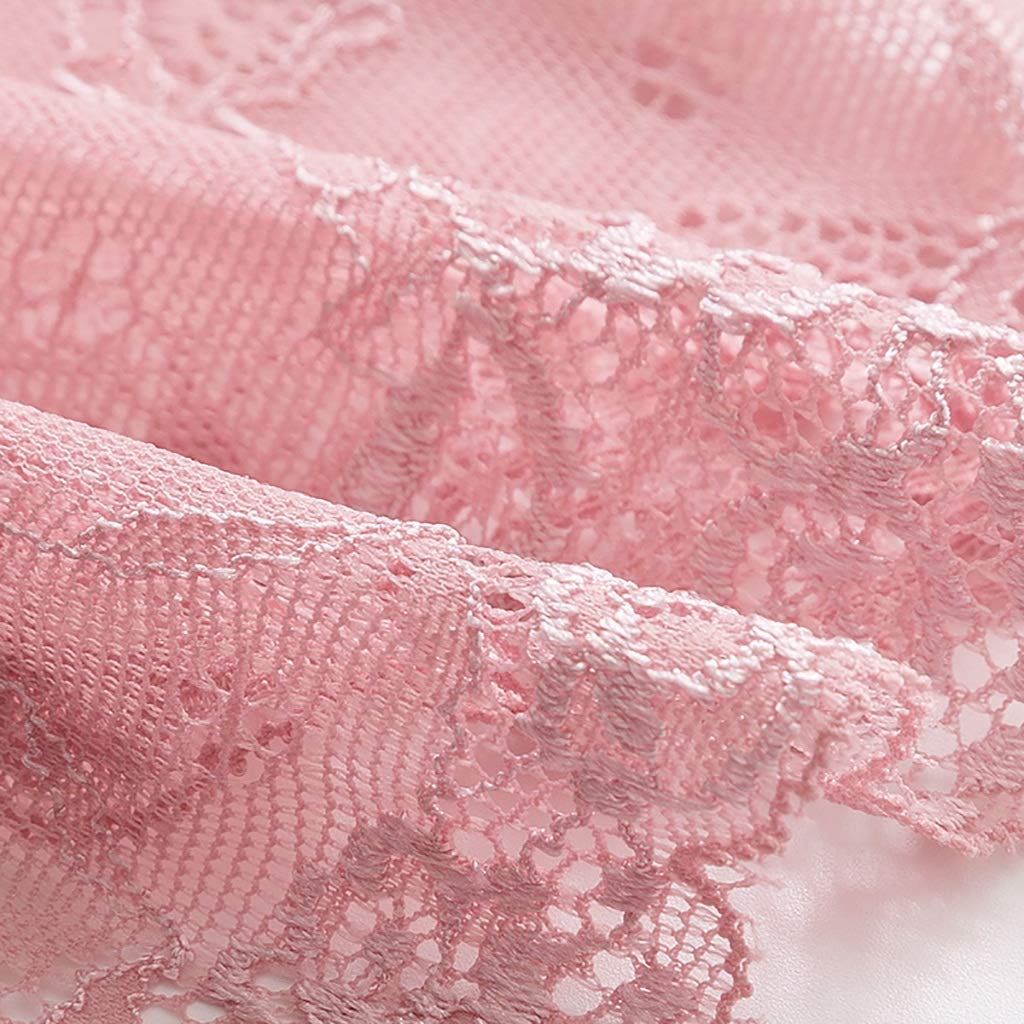 Femme Slips Sexy Sheer Floral Underpants sous- vêtements en Coton Extensible Femmes String Panty Dentelle Culottes, Lot De 3 (Color : A, Size : XXL)