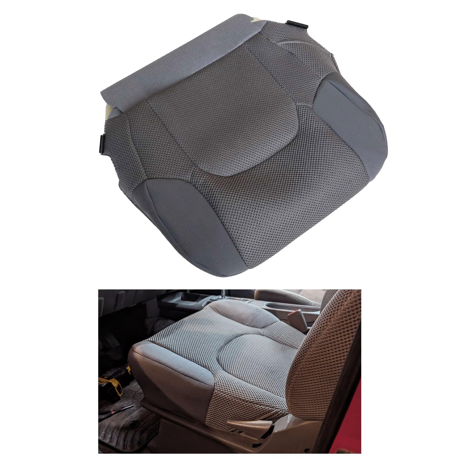 Driver Bottom-Lean Back Cloth Seat Cover For Nissan Frontier 2005-2019 Accessory Driver Bottom-Lean Back Cloth Seat Cover For Nissan Frontier 2005-2019 Accessory