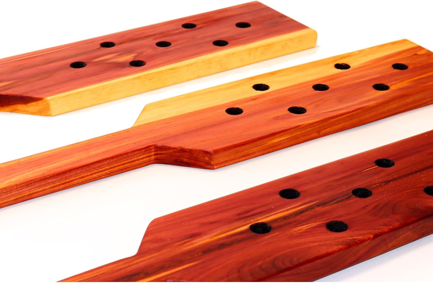 Master's Signature Wooden Paddle with Air Holes for Adults & Discipline/Decoration & Crafts (18" Length)