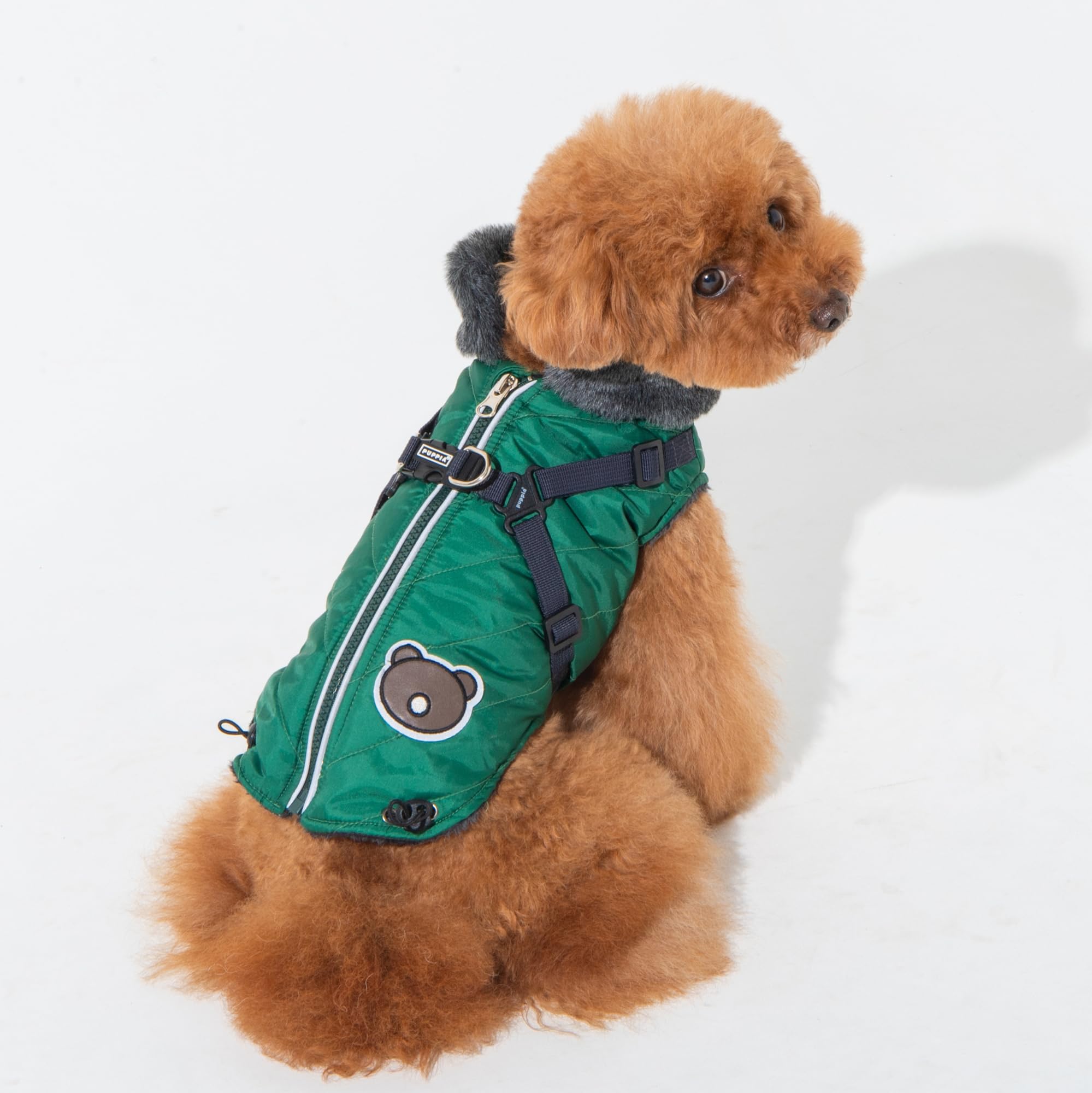 ISOLDE Cappottino per cane Verde L