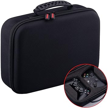 YoRHa Dust & Water Proof Universal Travel Carrying Hard Case for Dual Any Regular Sized Controller e.g. PS4 Xbox One, Switch Pro, Stadia etc.