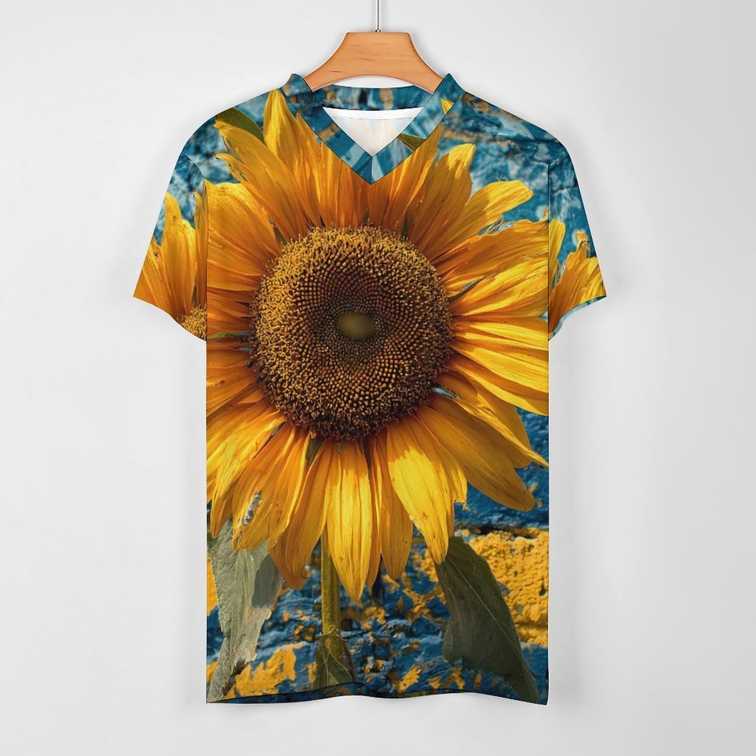 Ukraine Sunflower Ukrainian Personalized Soccer Jersey Mens T-Shirts Sports Tops
