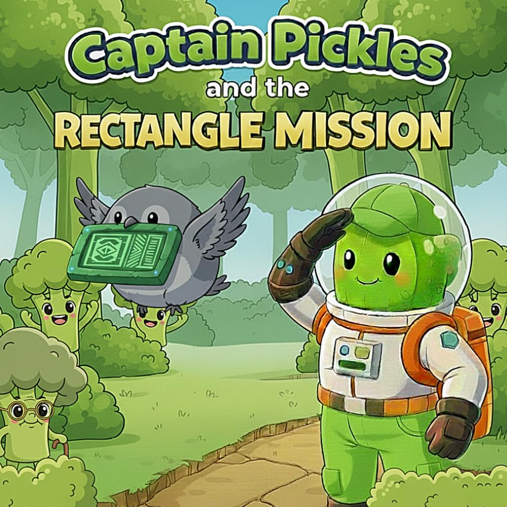 Captain Pickles and the Rectangle Mission: A Fun Shape Learning Adventure for Toddlers Ages 2–5 | Trace, Draw, Identify & Learn Squares Through ... Fun (Captain Pickles Shape Training Missions)