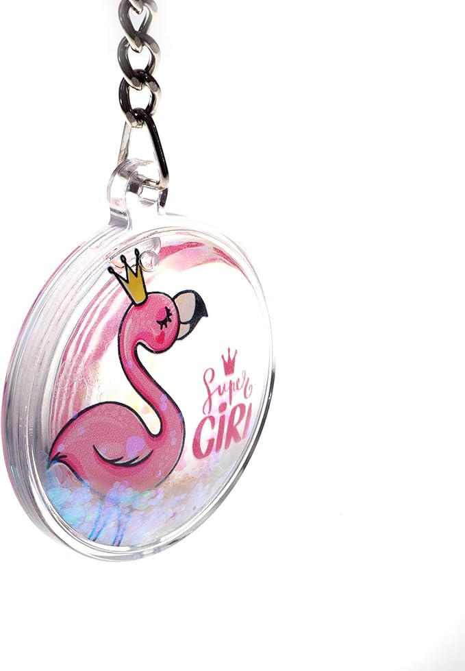 Glitter Keychain Unicorn Tropical Fruit Keychain Heart Keychain Diamond