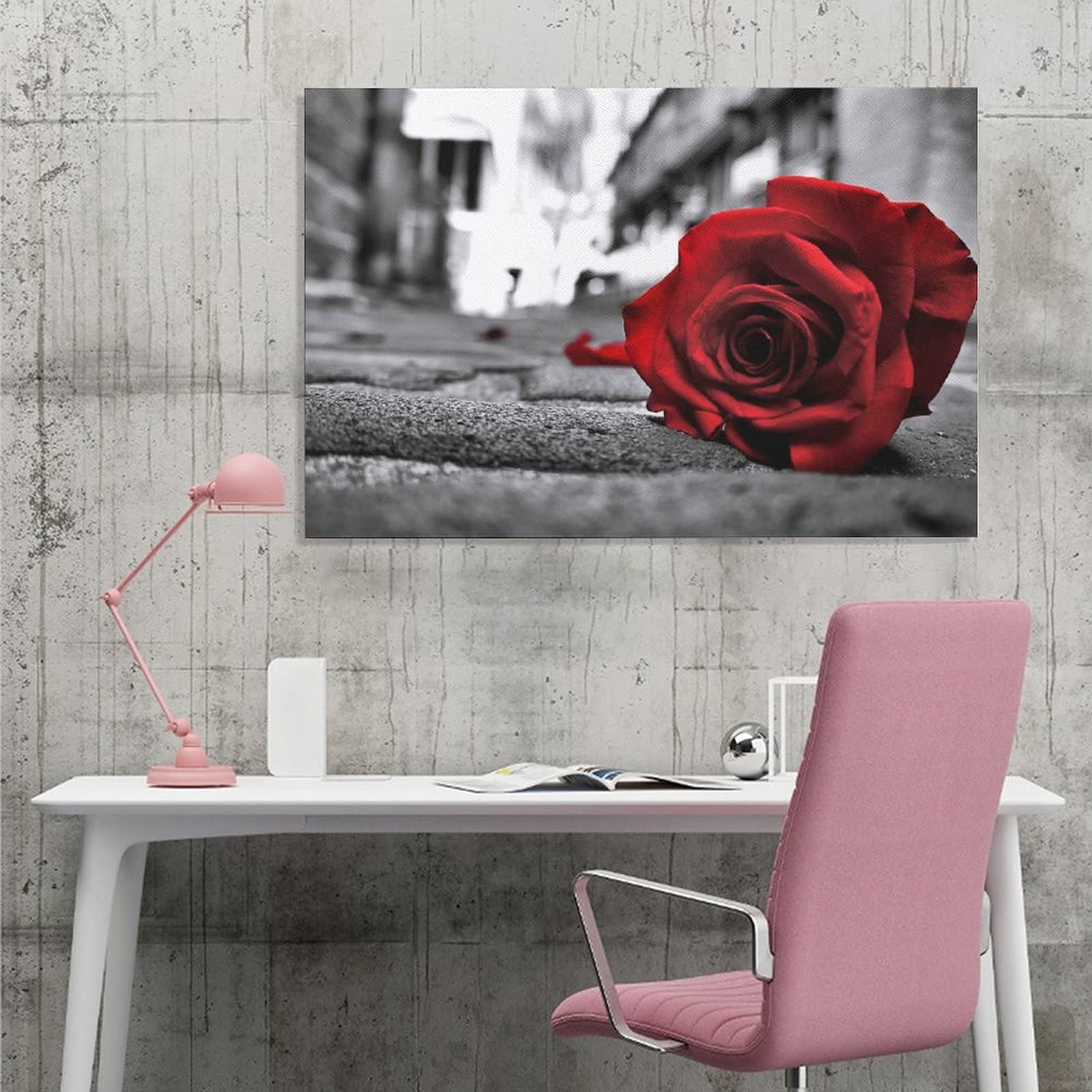 Poster Rétro Sur Toile 50 X 75 Cm - Décoration Murale Chambre, Bureau - Impression Haute Qualité, Imperméable, Résistante Aux UV