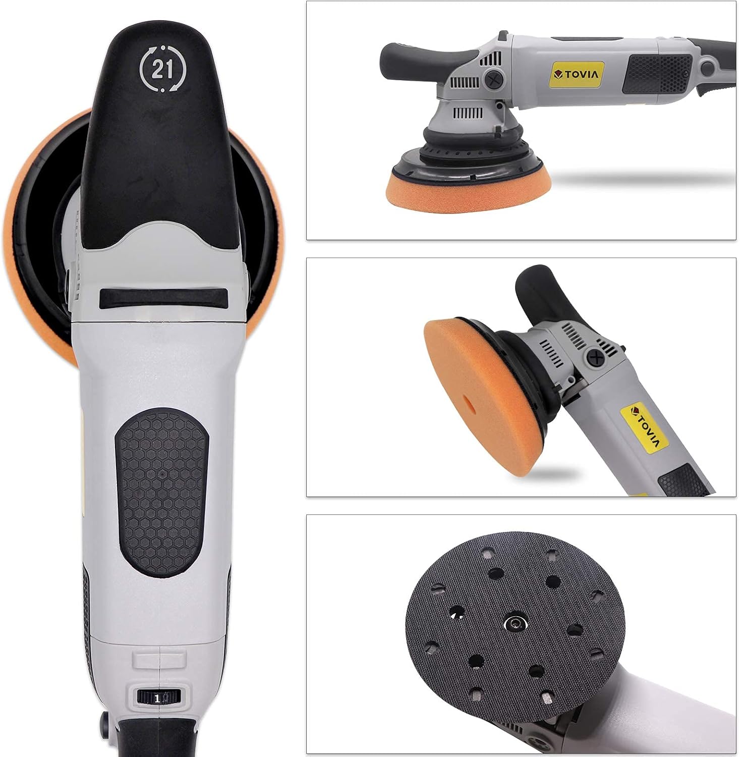 🔥 T TOVIA Buffer Polisher, 6 Inch Variable Speed Dual Action Random Orbital Car Tiles Polishing Machine with 3 Foam Pads, Boat Detailing Kit for Polishing, Waxing, Buffing, Sanding Exclusive Discount 60% Price T TOVIA Buffer Polisher, 6 Inch Variable Speed Dual Action Random Orbital Car Tiles Polishing Machine with 3 Foam Pads, Boat Detailing Kit for Polishing, Waxing, Buffing, Sanding