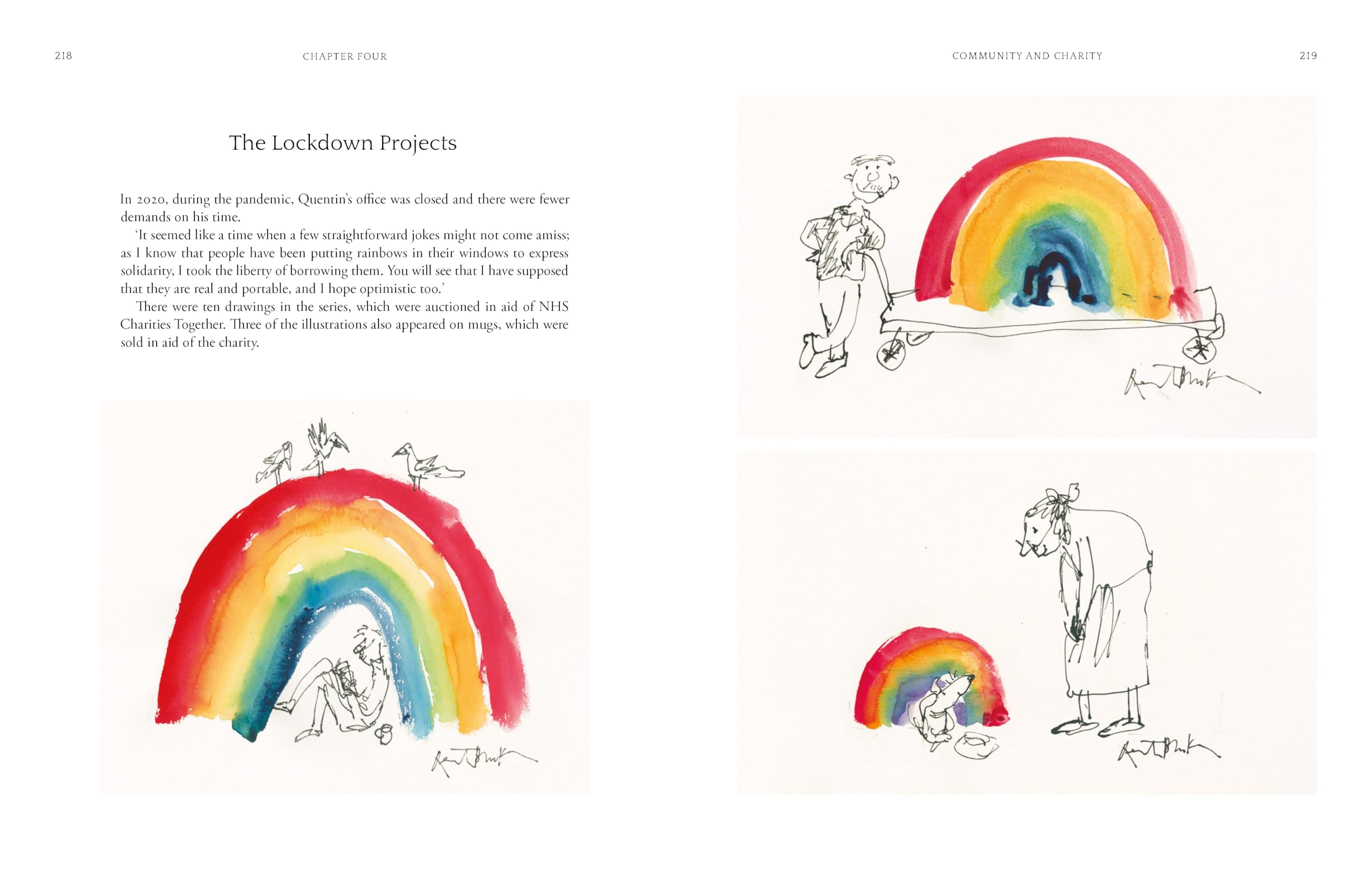 Quentin Blake Not for Art's Sake /anglais