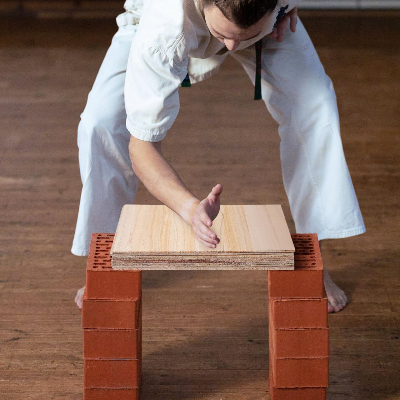HANABASS Tablas de karate con polea para romper, equipo entrenamiento artes marciales mixtas, almohadillas perforadoras engranaje