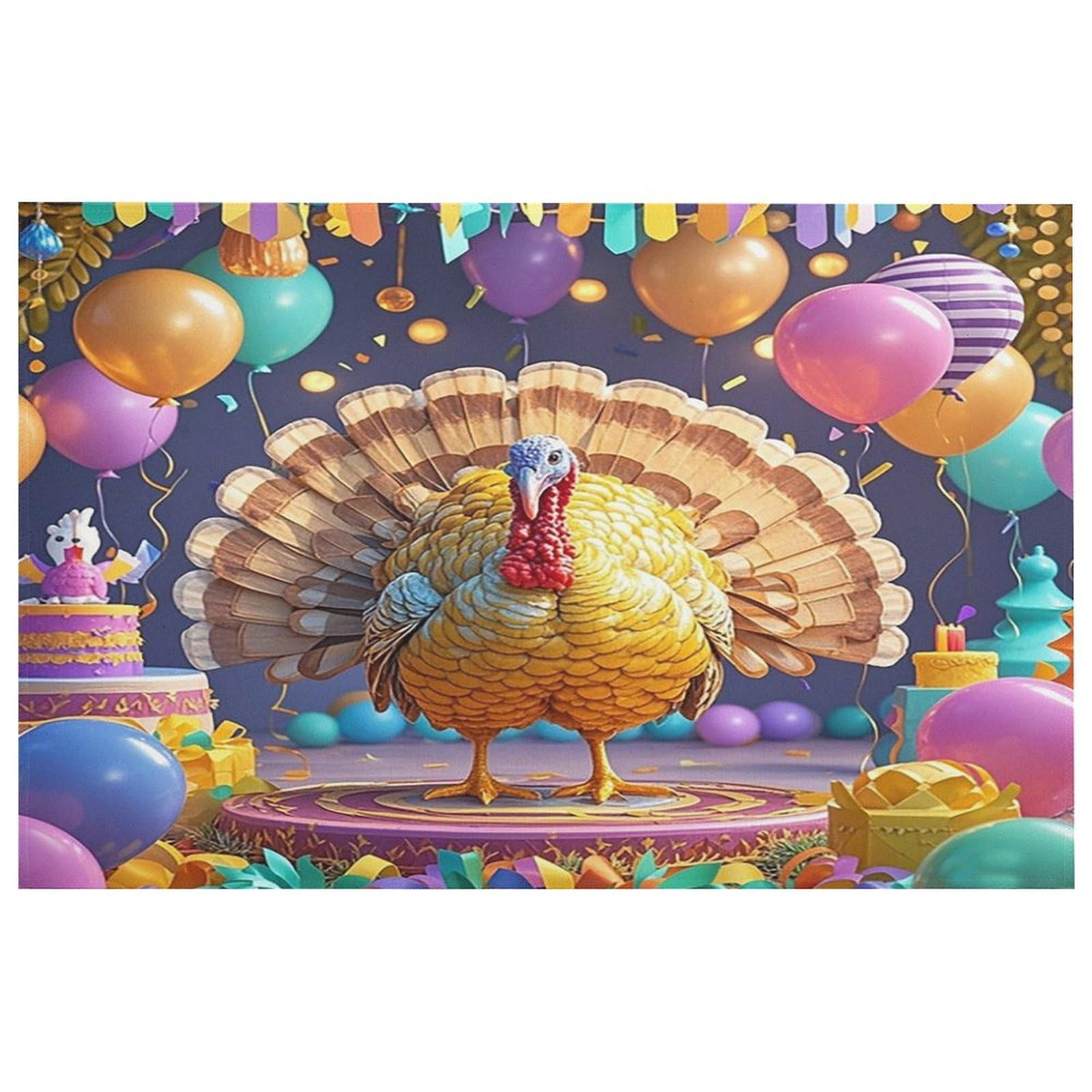 Tapis de sol extérieur et intérieur universel avec imprimé style Turquie