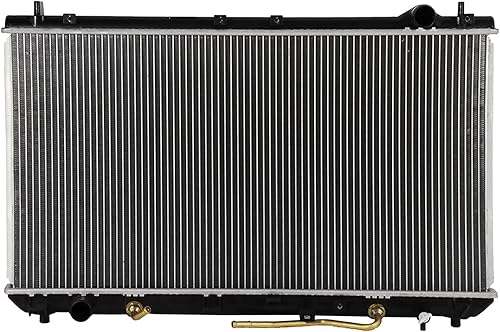 SCITOO 1 radiador 1910 + abrazaderas de manguera de 8 a 0.394 in de 30 a 1.969 in, 4 para Lexus 1999-2001 para Lexus para ES300 3.0L 1997-2001 para