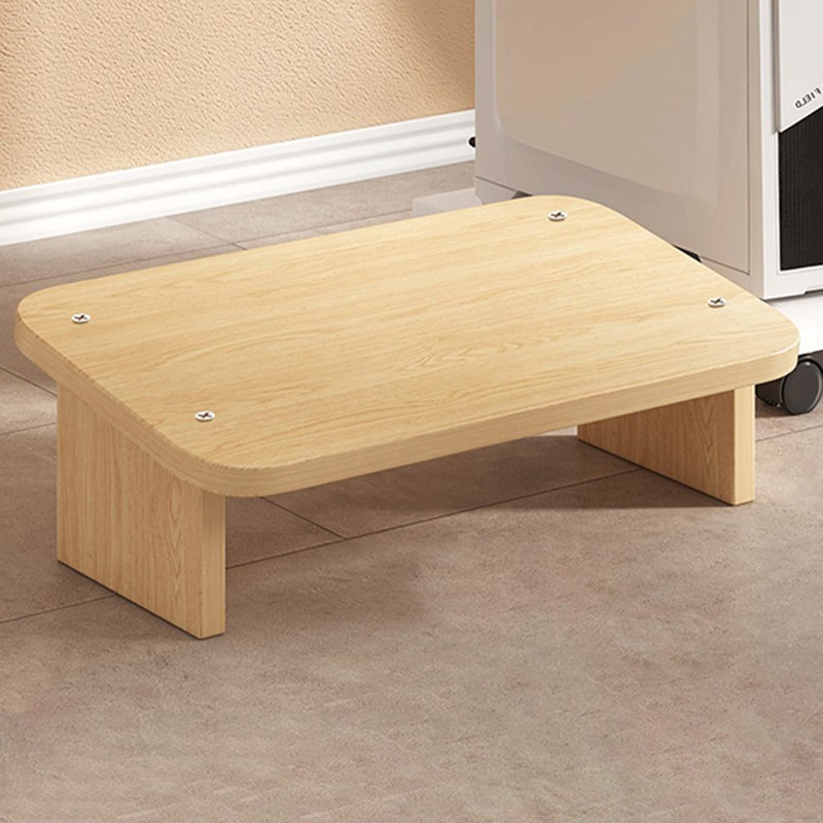 Poggiapiedi Poggiapiedi per Scrivania Divano, Legna Inclinato Ergonomico Portatile Supporto Posturale Sgabello, Casa Ufficio Sedia, 15 Cm di Altezza (Size : 50x30x15cm)