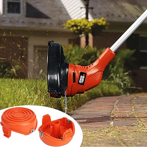 Miniatura 5 de RC-065-P 90517175 - Tapa de carrete compatible con Black and Decker GH710 GH700 GH750 RC-065, DF-065-BKP repuestos para malezas (paquete de 3)