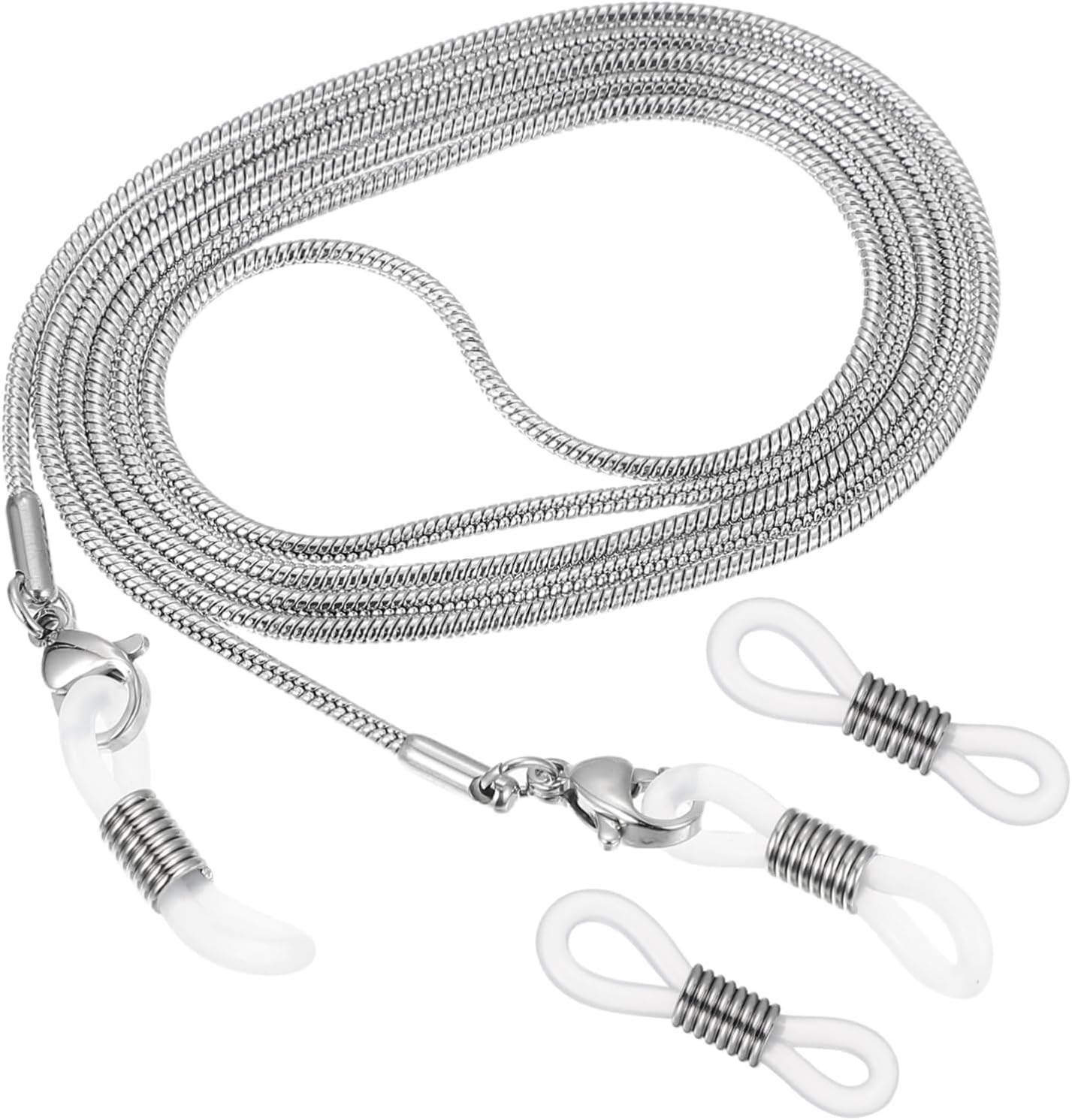 Stainless Steel Snake Chain Eyeglass...