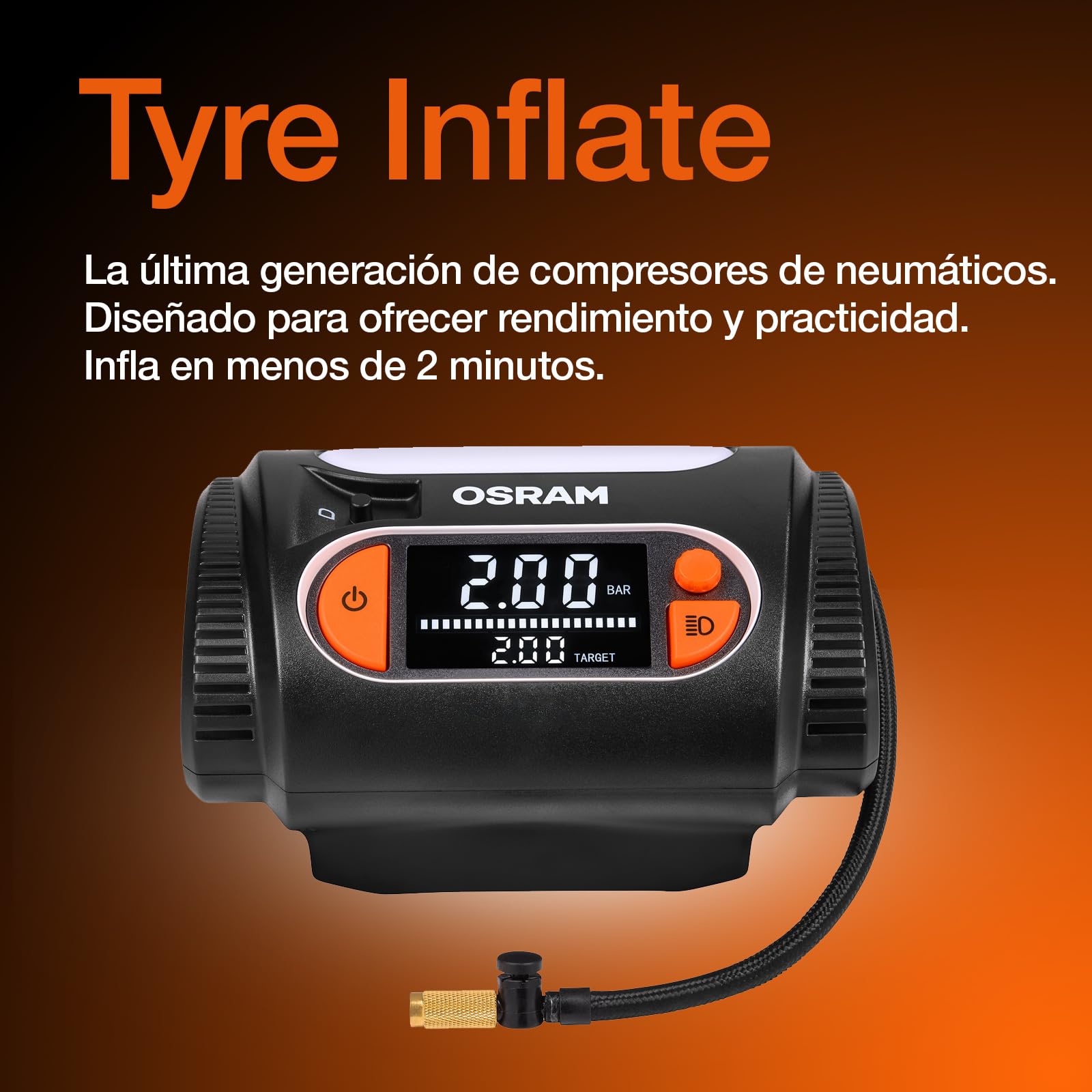 OSRAM OTI2130 Medidor de presión de neumáticos