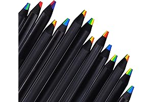 Rainbow Pencils: Unleash Your Inner Artist with Vibrant 12-Pack Rainbow Hues