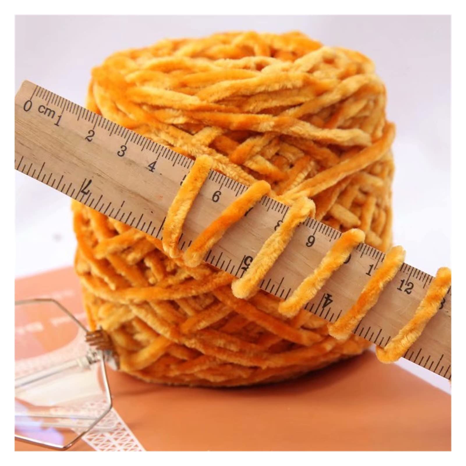5 Pezzi 500g ciniglia Linee d'oro in Lana a Mano a Crochet a Crochet Fai da Te Sciarpa con Coperta for Sacchi Tessuti Lana Filati (Color : 8)