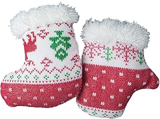Patchwork Pet Warm Holiday Time Cat Toy Christmas Plush 2pc Set Premium Catnip