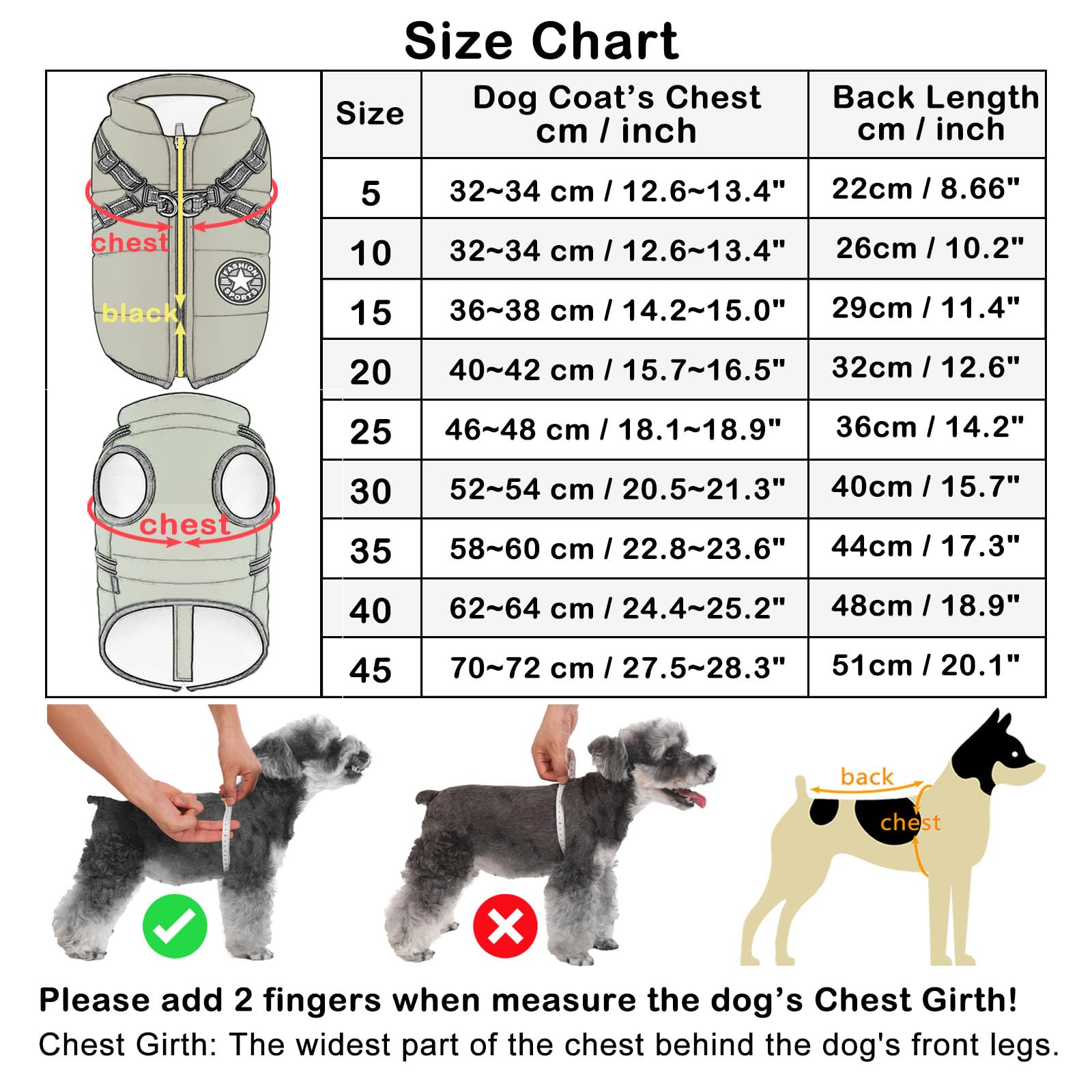 Aywoja Cappotto Cane Invernale, caldo, cappotto per cani con pettorina, impermeabile, lavabile in lavatrice, con strisce riflettenti, resistente anello a D