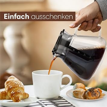 Masterbrew Coffee Machine - Filter Coffee Machine - With Blooming Function - Black