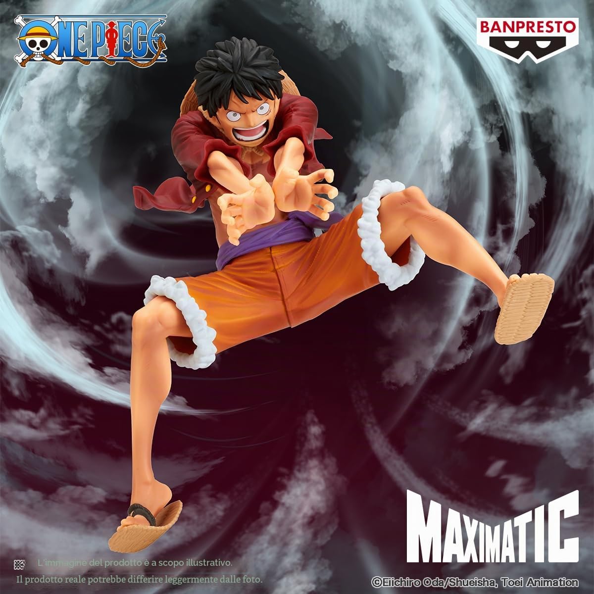 Banpresto Statuina d'Azione Monkey D Luffy I · II Special One Piece - Maximatic (Verb) 21 cm - Multicolore BP29209P - Statuina Collezionabile - Ottimo per i fan dell'Anime
