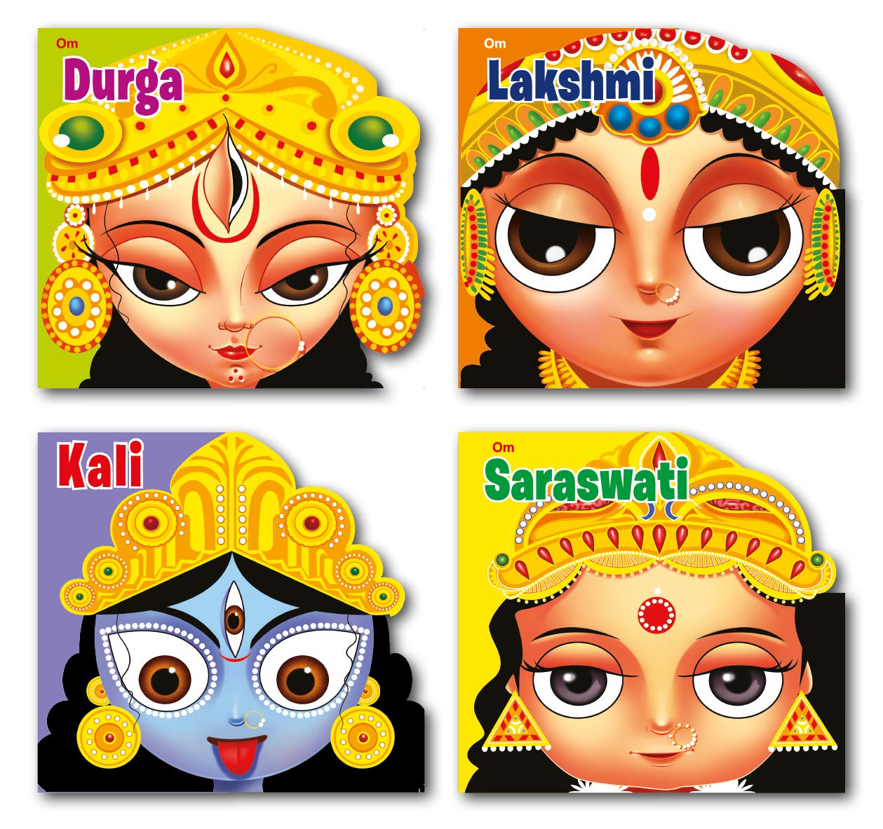 Cut Out Boards Books: Goddesses (Set of 4 Books) (DURGA, KALI, LAKSHMI, SARASWATI)