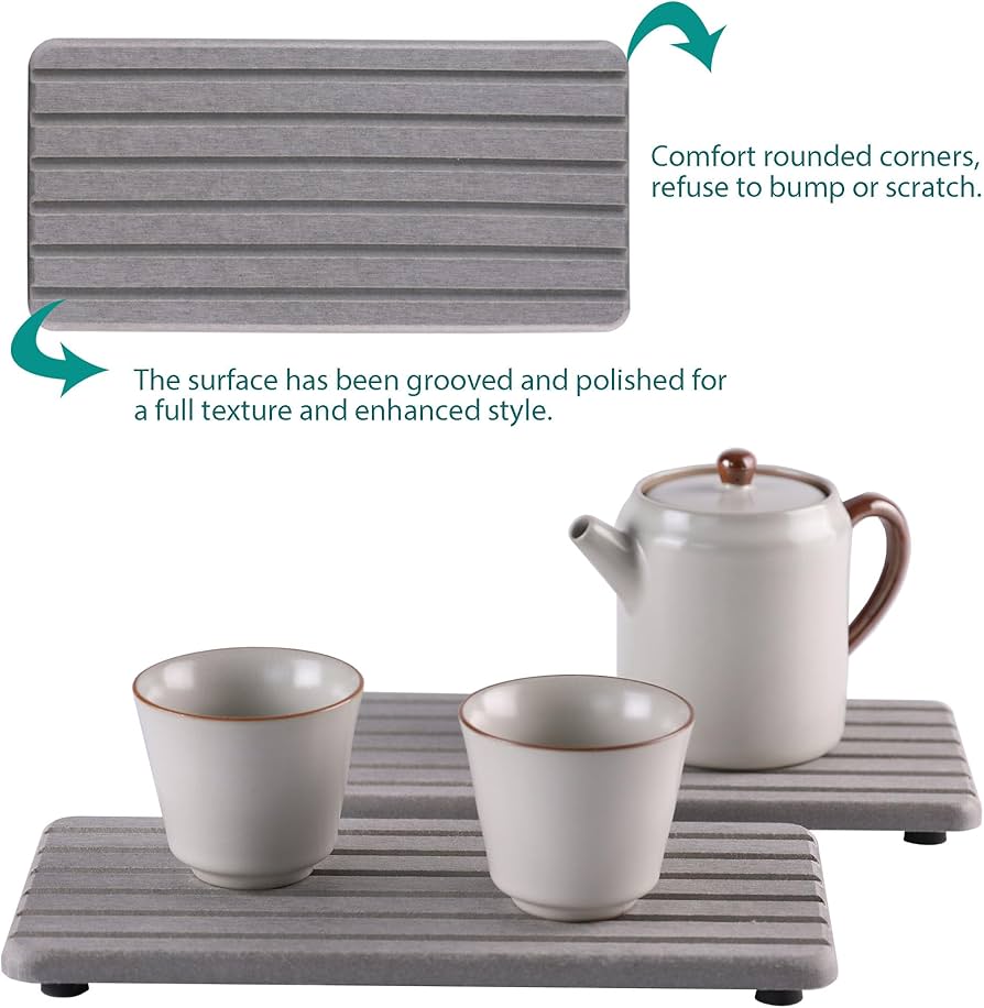 Diatomite sink mat comparison Kehuo NiuYichee Dorai