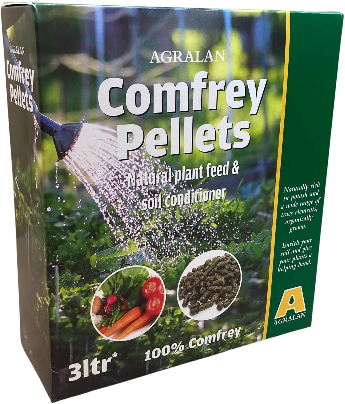 Agralan Organic Comfrey Pellets Garden Fertiliser Feed (3 Litres)