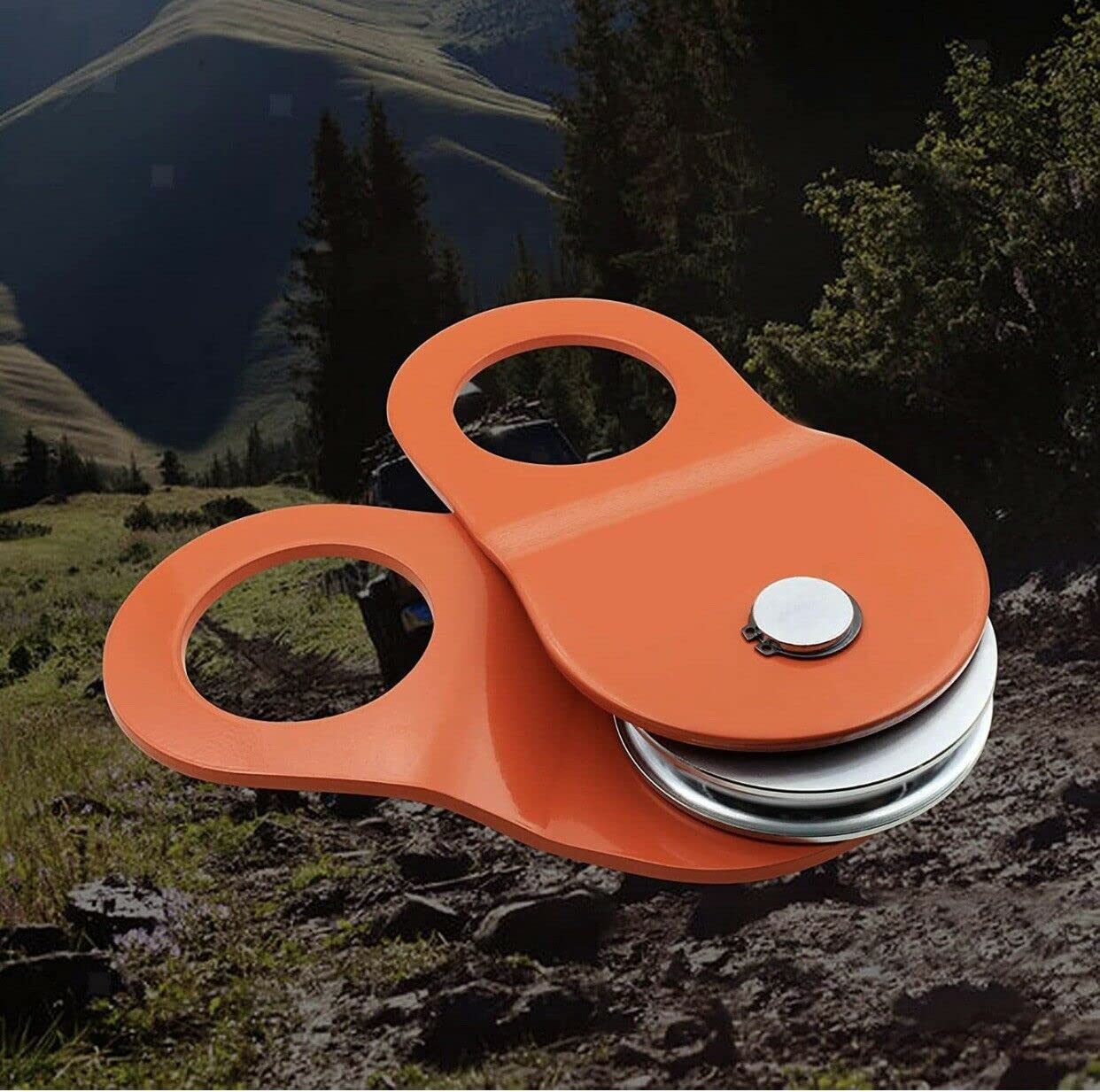 Buy Snatch Block Recovery 8000kg Capacity Winch Rope Pulley Tow 4X4