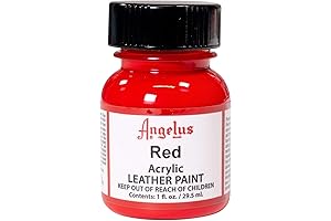 Angelus Acrylic Leather Paint for Shoes - Gloss Red