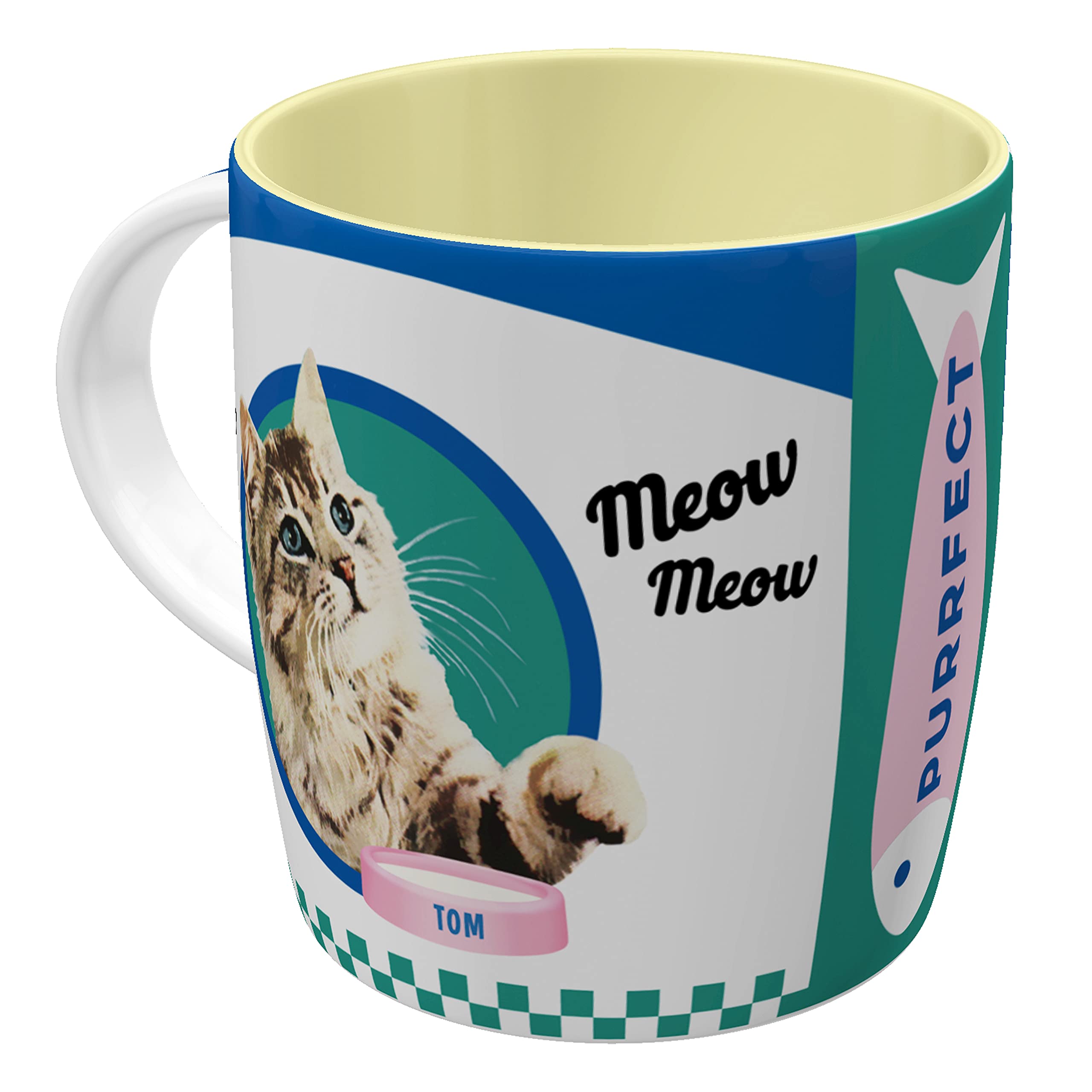 Nostalgic-Art Retro Coffee Mug 11oz Better Together Cats - Gift Idea for Cat Owners Ceramic Mug Vintage Design with Saying