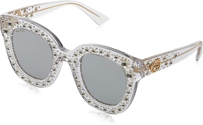 Amazon.com: Gucci 0116 S- 001 CRYSTAL 