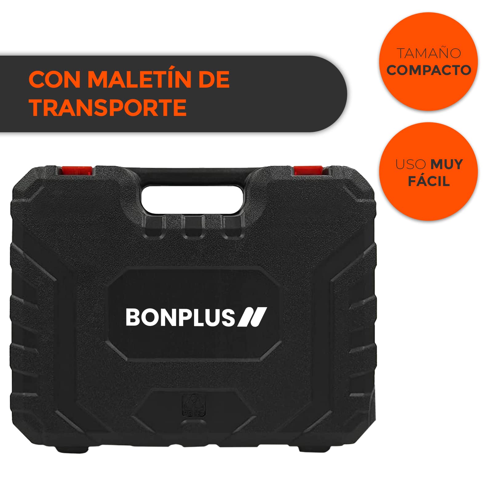Tijeras de Podar Eléctricas Inalámbricas con Baterías 2x2000mAh, Cortador Eléctrico de Ramas, Tijeras de Jardín para Setos, Maletín de Transporte, Guantes y Gafas Incluidas