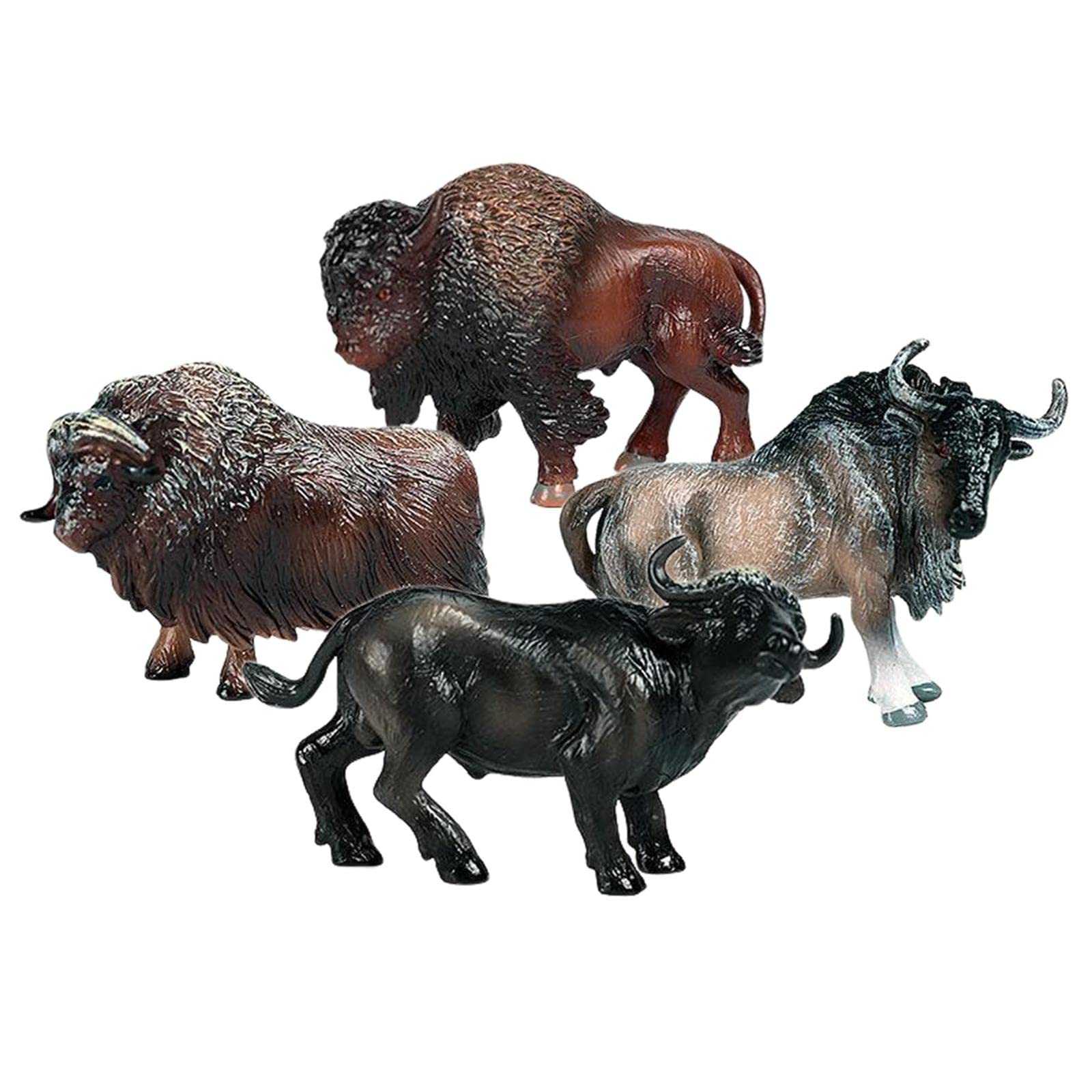 CALANDIS® 4pcs Cattle Figurine Simulated Bull Realistic Animals Cow Educational Toy B | Abs+Plastic | 4 Pieces Cattle Model Figure Toys (B0B6PSBQ6H) Amazon Price History, Amazon Price Tracker