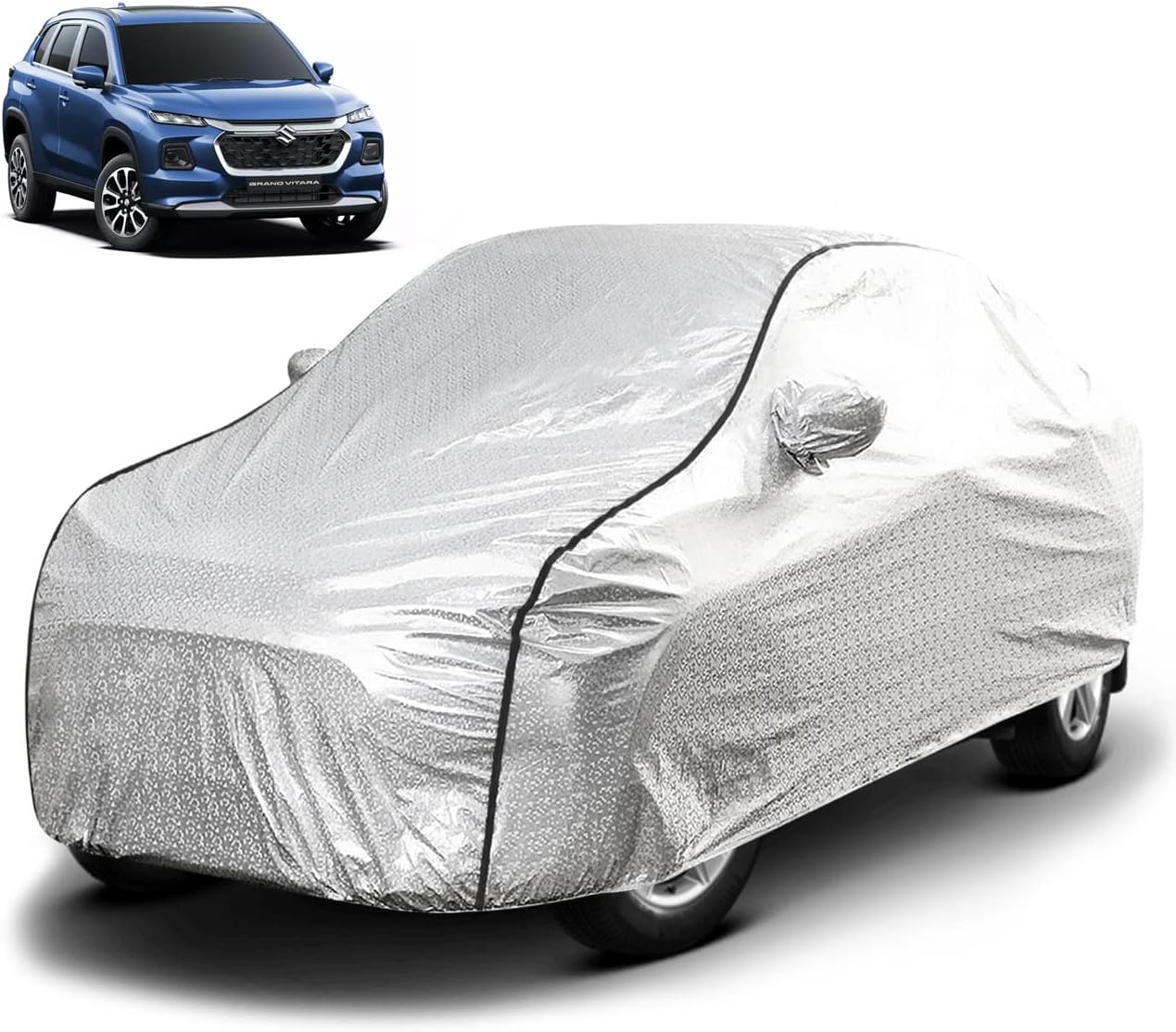GARREGE® Maruti Grand Vitara Car Cover Waterproof All Weather, Outdoor ...