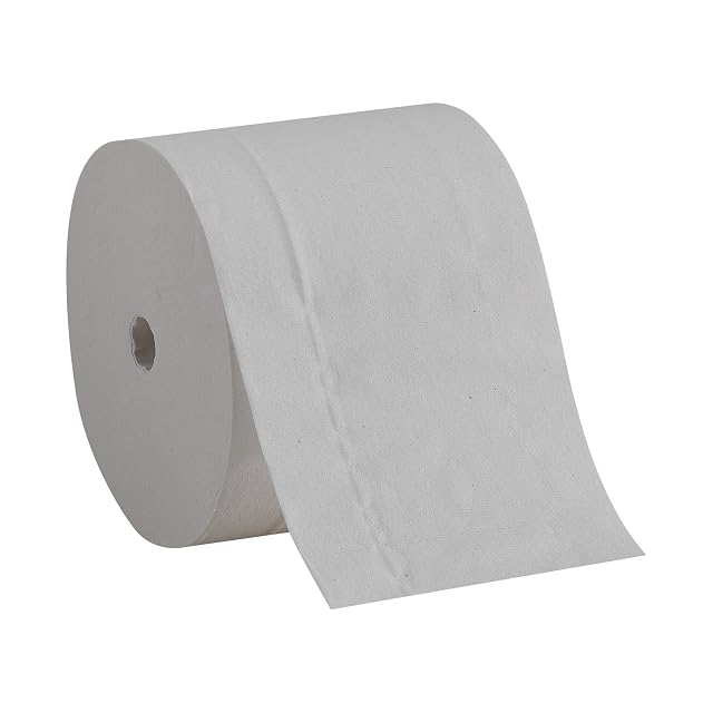 Georgia-Pacific Compact Coreless 2-Ply Recycled Toilet Paper by GP PRO Georgia-Pacific 19375 1 000 Sheets Per Roll 36