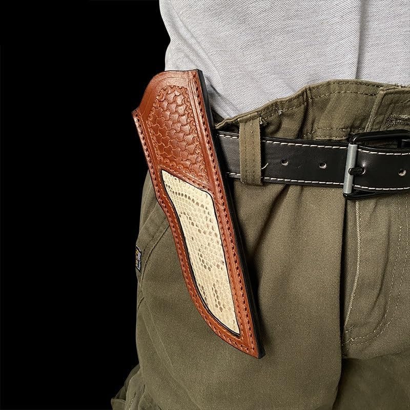 1PC Knife Sheath with Belt Loop, Leather Protective Cover Fits for Kitchen Chef Outdoor