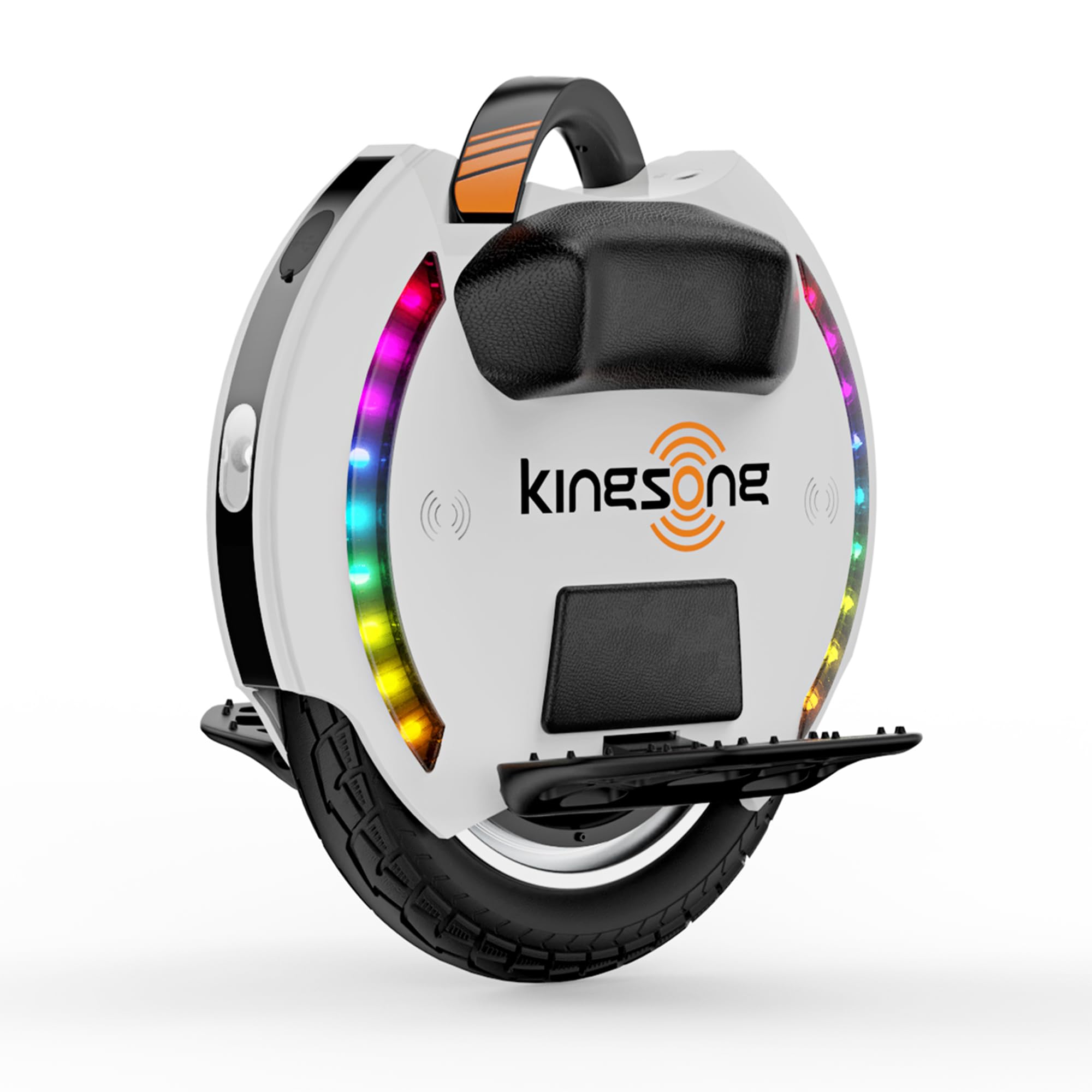 Kingsong Monociclo Eléctrico KS-​14D 420wh, Adulto, Blanco, Rueda 14", Motor de 800W, Autonomía de hasta 40km, Velocidad Limitada de 25km/​h,