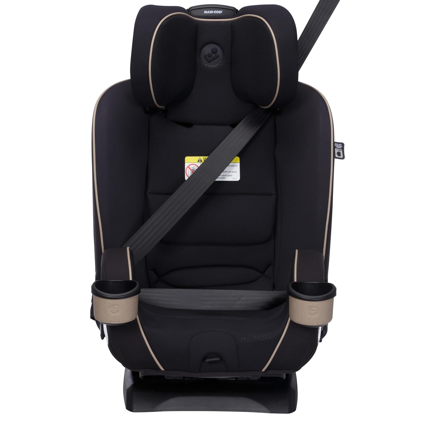 Maxi-Cosi Kani 4-in-1 Infant Kids Convertible Car Seat, Rear-Facing, Forward-Facing, Booster, Slim 3-Across Fit, Magnetic Buckle, 5-Position Recline, Fits 5-100 lbs, 19-57 in, Caspian Caviar