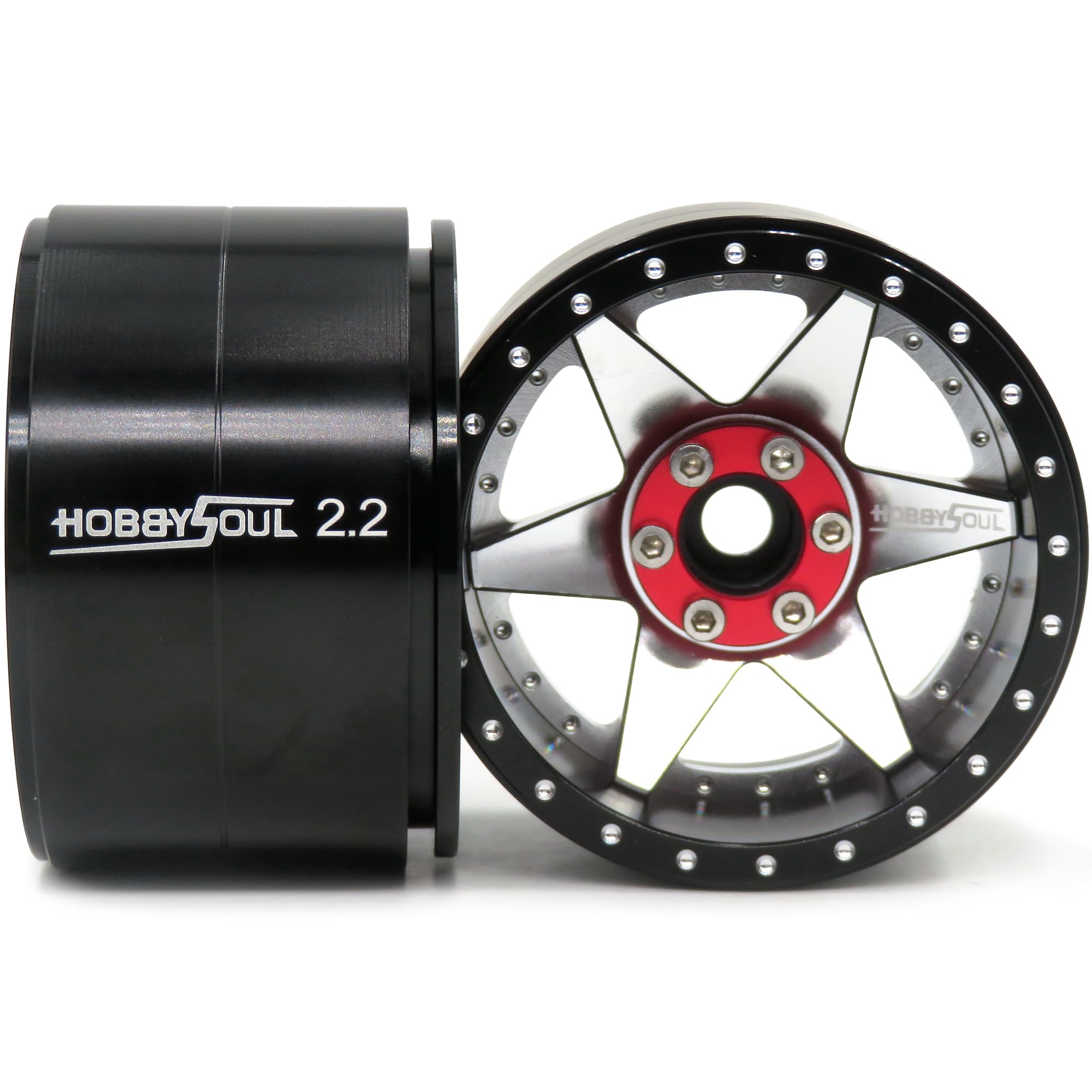 Amazon.co.jp: HOBBYSOUL RC 2.2 ビードロックホイール 調節可能 4つの