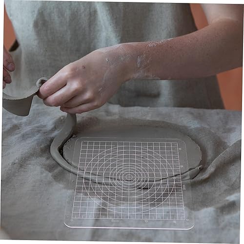 Miniatura 6 de Hoja de arcilla polimérica profesional Herramientas de cerámica de acrílico Tablero de balanceo de esquina redonda