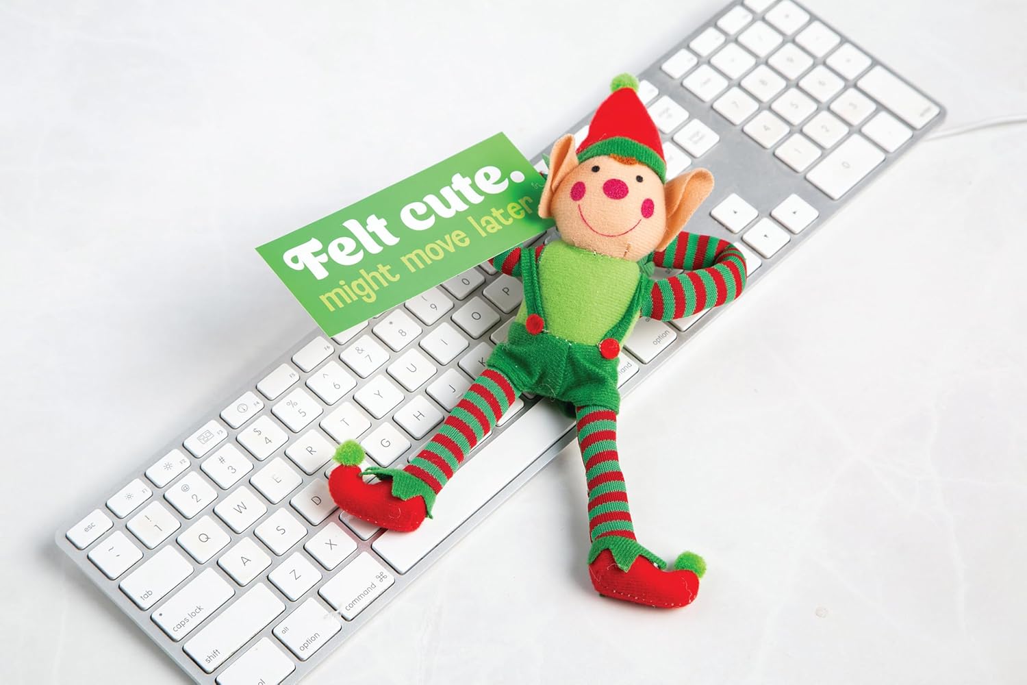 Christmas Snarky Elf Activity Kit with Props & Instructions for 24 Days - Refreshingly Mischievious and Irrelevent Fun for Your Holiday Elf