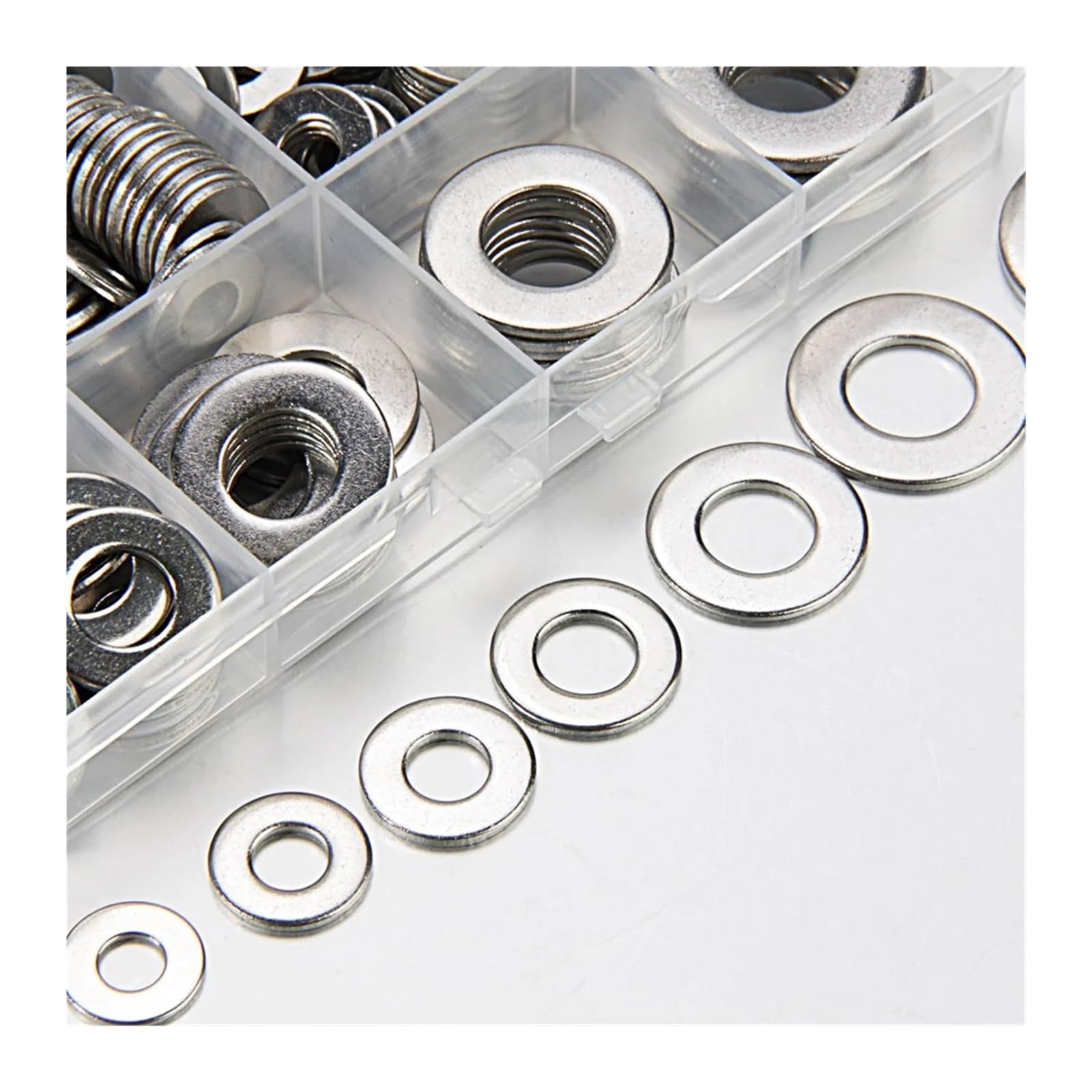 Ensemble De 660 Rondelles En Acier Inoxydable